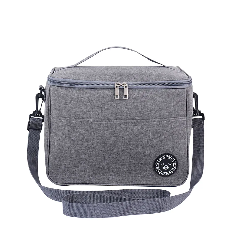 Tragbare Lunch-Tasche Food Thermal Box langlebige wasserdichte Büro kühler Lunchbox mit Schulter gurt isoliert Fall
