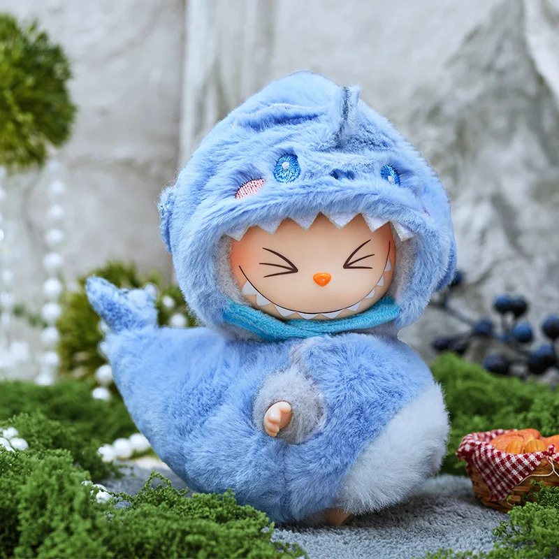 For 15-17cm Labubu pendant sitting baby shark bee dinosaur cute Dolls Accessories Cute Decoration Little Clothes