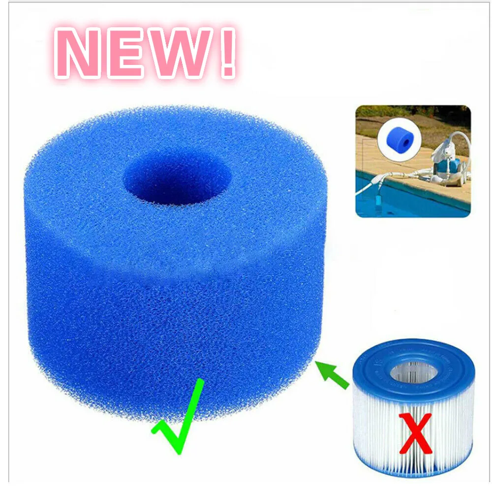 Schwimmbadfilter Wasserpumpe Lay In Clean Spa Whirlpool S1 Waschbarer Bioschaum 2 4 X UK VI LAZY 'Z Typ'