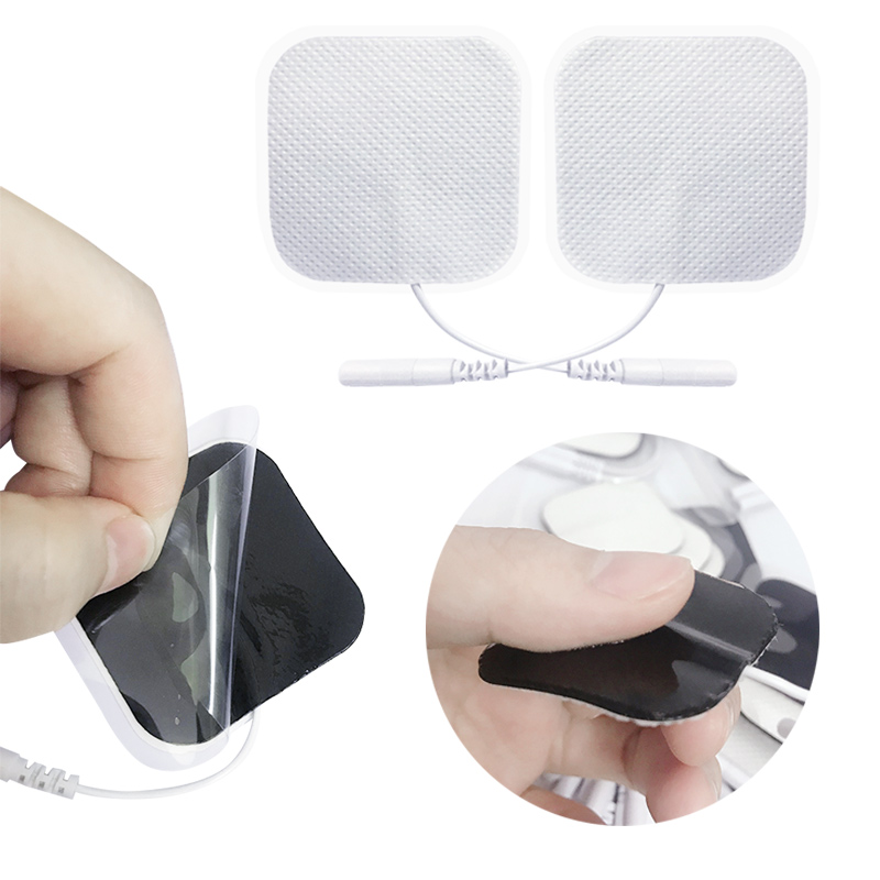 10/20 шт., электродные подушечки для стимулятора мышц, гелевые нетканые ткани, самоклеящиеся сменные подушечки для цифровой терапевтической машины Tens