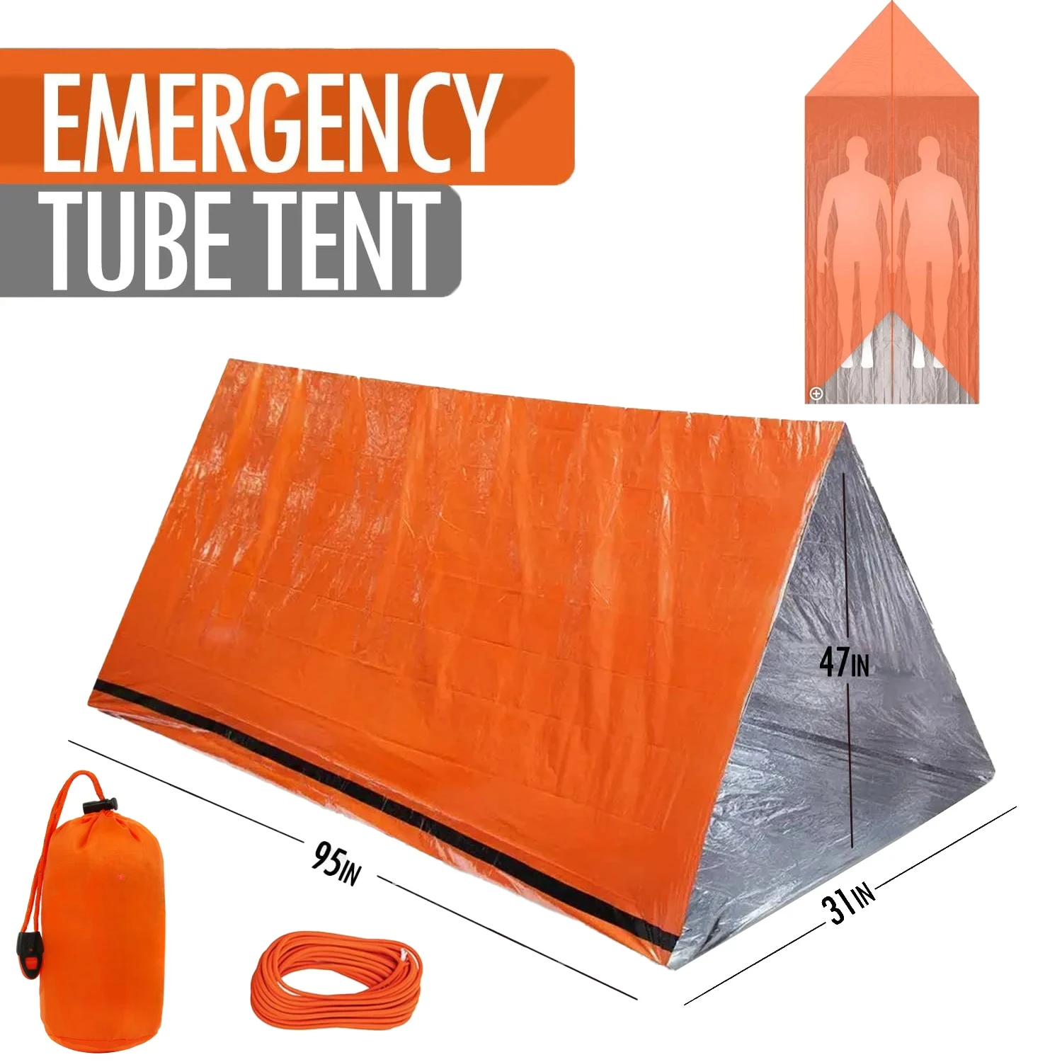 Ensemble de maisons préfabriquées imperméables pour 2 personnes, fournitures de prévention des catastrophes, tentes de camping, salle de bain Baraca