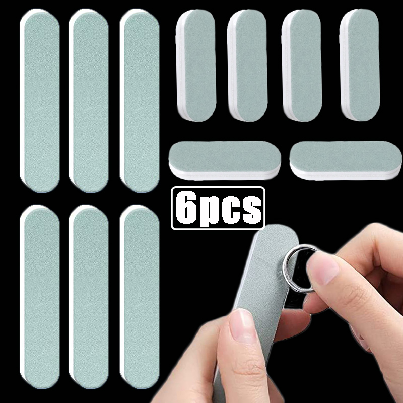 研磨ストリップ シルバー ブレスレット ネックレス DIY ジュエリー ツール 爪やすり 摩擦研磨砂 両面ショート & ロング機器