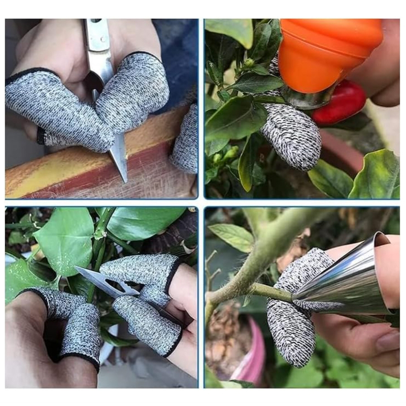 Cubierta anticorte para los dedos de nivel 5, guantes flexibles de seguridad de alta resistencia, herramienta de cocina reutilizable y duradera