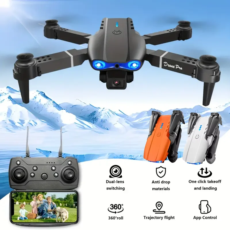 E99Pro Drone HD 8K Dual Camera WiFi FPV Obstacle Avoidance Aerial Photography Quadcopter