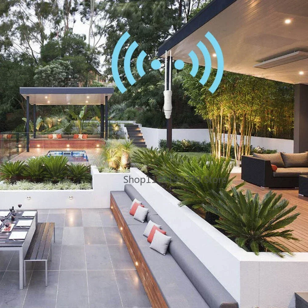Ad alta potenza AC600 Outdoor Wireless WiFi Repeater AP Router Dualdand 2.4G + 5Ghz estensore a lungo raggio POE integrato parafulmine