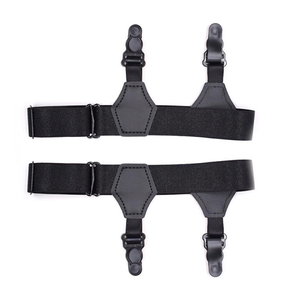 Heren Zwarte Sok Kousenbanden Riem Verstelbare Elastische Sok Kousenband Dij Antislip Bretels Vrouwen Bretels Been Kousen Houders Q8y3