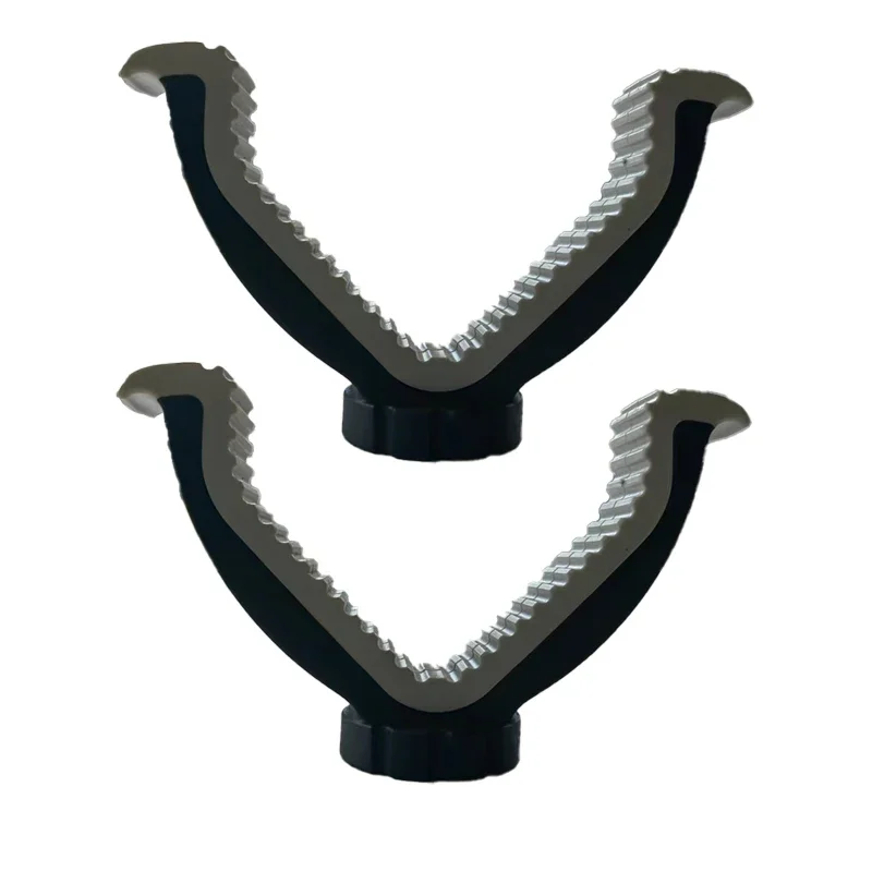 1/2pc Outdoor Camera V Joch Top Mount Lightweight Holder Holder Attachment with 1/4 "Thread for Hunting One Leg Tripod