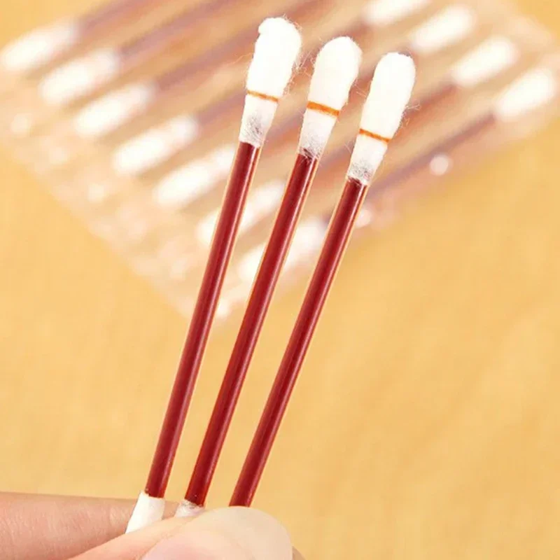 50/200 ชิ้น/ล็อตฆ่าเชื้อ Sticks Make Up ไม้ไอโอดีนทิ้งทางการแพทย์ผ้าฝ้าย Swab ทางการแพทย์มัลติฟังก์ชั่นแบบพกพาบาร์