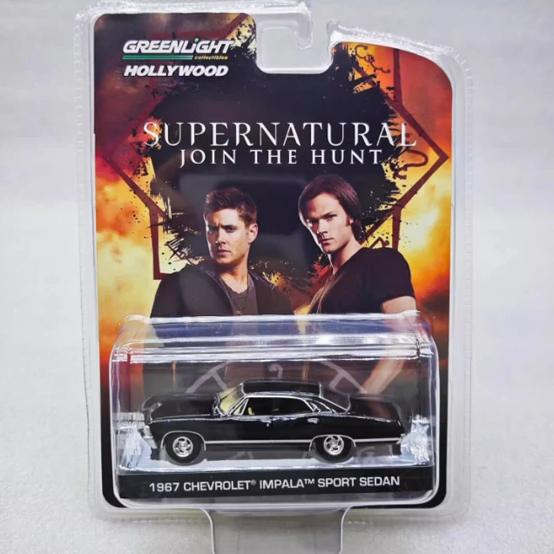 Greenlight 1:64 Сверхъестественное 1967, Chevrolet's Impala Sport Sedan, модель автомобиля из сплава, классический сувенир для взрослых, подарок, статический дисплей
