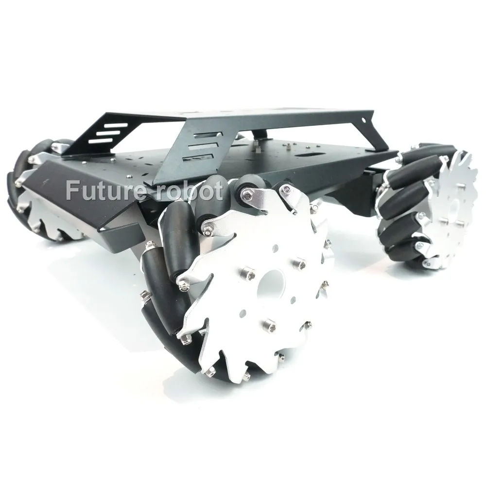 40–60 kg Last, RC-Tank, robustes Mecanum-Rad, omnidirektionaler Roboter, 12 V/24 V Motor, Metallgehäuse für Forschung, programmierbarer Roboter