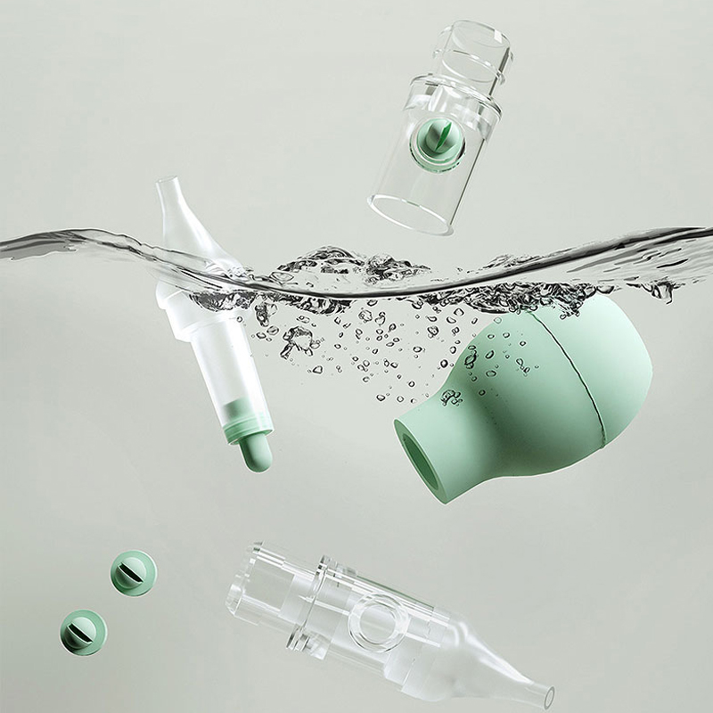 Zachte Neuszuiger voor Baby Anti-back Flow Neus Sucker Nieuwe Geboren Vacuüm Neus Cleaner Siliconen Baby Veiligheid zorg Diagnose-tool