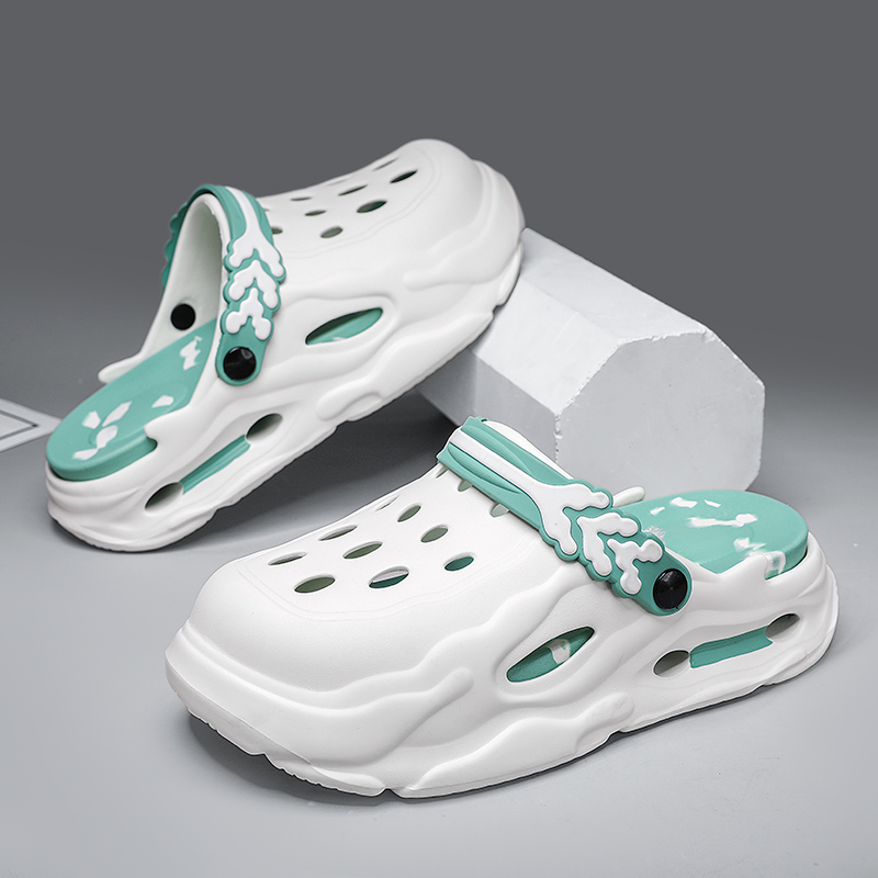 Sommer neue Outdoor-Hausschuhe für Herren und Damen zum Fahren und Outdoor-Bekleidung, rutschfeste Damen-Sandalen mit dicken Sohlen und doppeltem Verwendungszweck