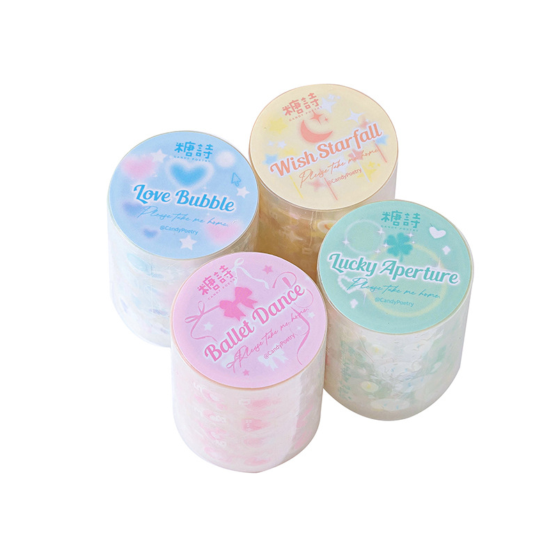 1 Pc Cute Cartoon Rabbit Ear PET Tape Korea Style Graffiti Decoration Kpop Idol Photo Deco Toploader DIY Scrapbooking Sticker