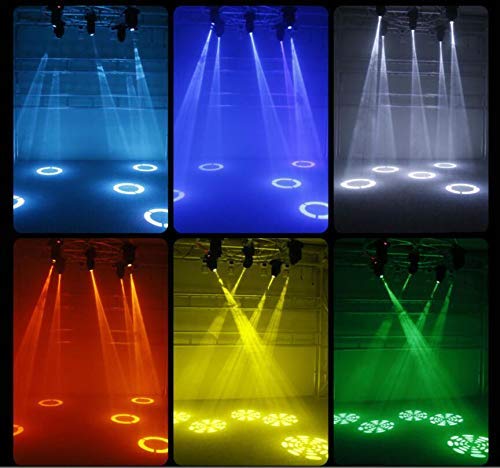 30W RGBW LED White Stage Light Gobo Beam Moving Head DJ Party Disco