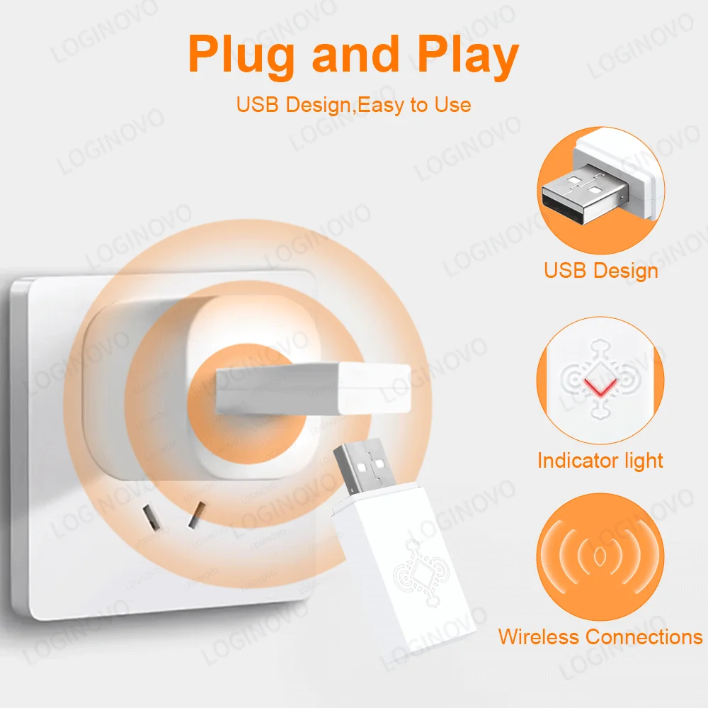Repetidor de señal Tuya ZigBee, extensor de amplificador USB, puerta de enlace ZigBee, dispositivos inteligentes para el hogar, automatización inteligente para Smart Life