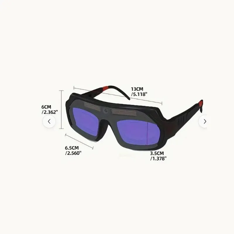 1 szt. Okulary ochronne maska do spawania do automatycznego ściemniania energii słonecznej/kask/nasadka spawalnicza/soczewka spawalnicza/filtr maska na oczy