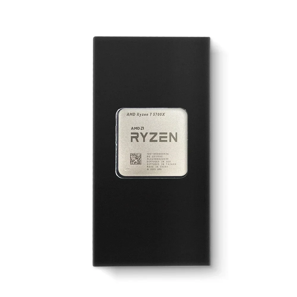【Brand+】AMD Ryzen 7 5700X New R7 5700X 3.4 GHz Eight-Core 16-Thread CPU 7NM L3=32M 100-000000926 Socket AM4 but without cooler