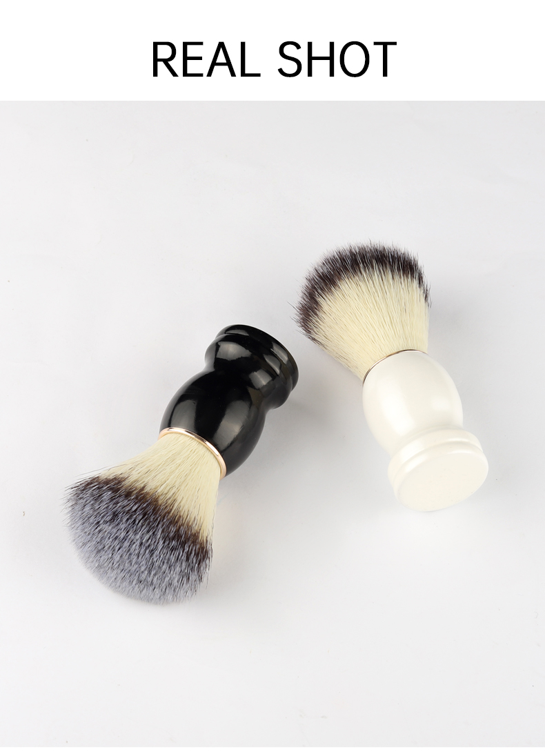 Professional Shaving Brush Boar Bristle & Wood Handle | Men's Grooming Kit,Barber Lather Tool, Facial Cleansing for Shaving Soap