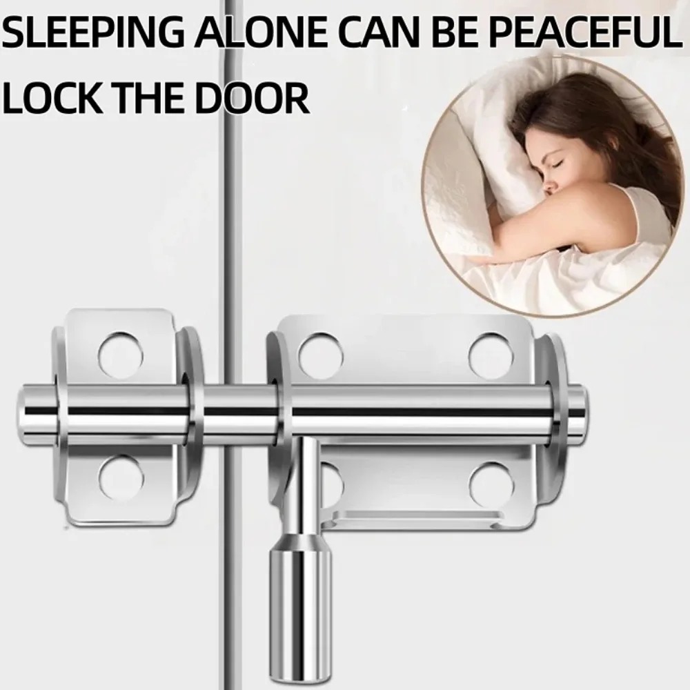 1 PCS Door Latch Solid Sliding Bolts Latch Hasp Home Hardware Gate Safety Toilet Door Lock
