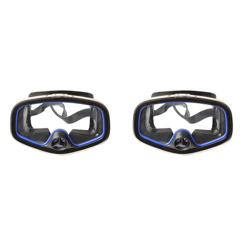 2025 New-2X Yon Sub Scuba Diving Classic Free Dive One-Window Silicone Purged Mask Black Nose Valve Large Frame Adult Diving Mas