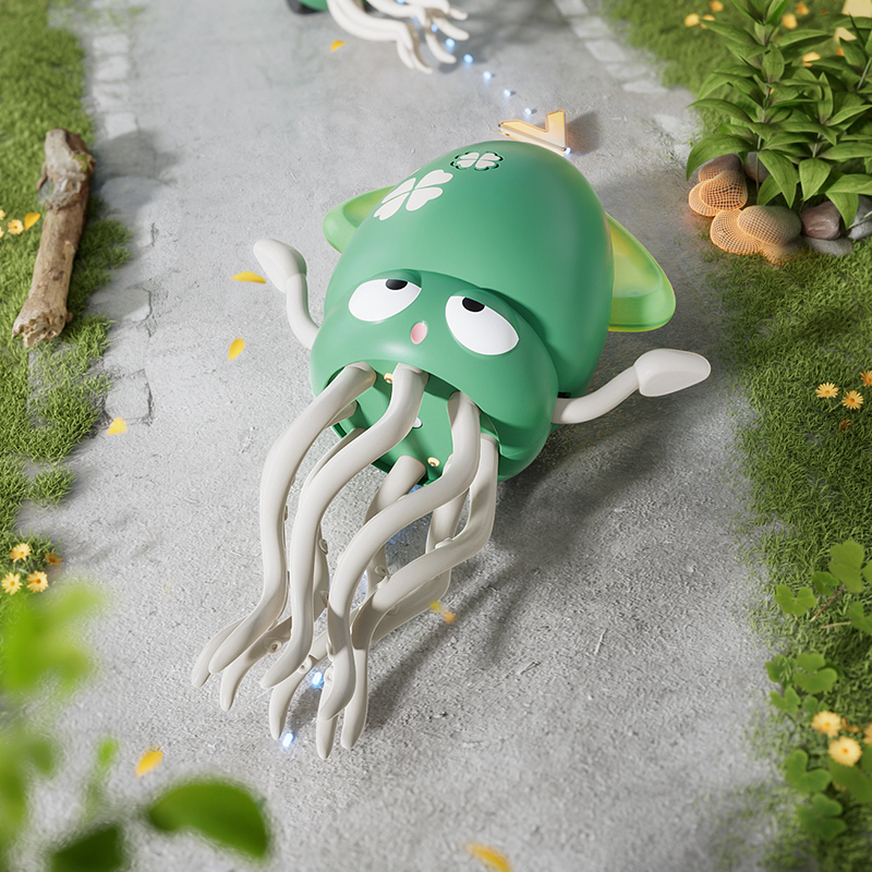 Dança elétrica polvo brinquedo elétrico infantil 3-7-12 anos de idade quebra-cabeça brinquedo divertido presente