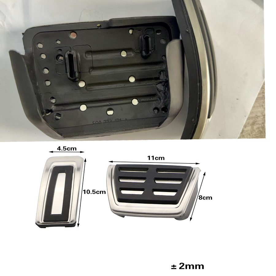 Pedal do carro esporte freio de combustível pedal morto capa conjunto dsg para seat leon 5f mk3 para skoda octavia a7 para vw golf 7 8 acessórios automóveis