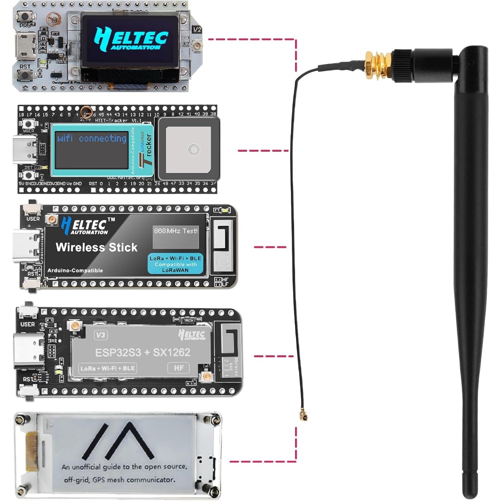 2 แพ็ค 868MHz 915MHz LORA เสาอากาศ 6dBi GAIN Omni GSM เสาอากาศ SMA ตัวเชื่อมต่อชาย + 15 ซม.เสาอากาศ RF อะแดปเตอร์สาย