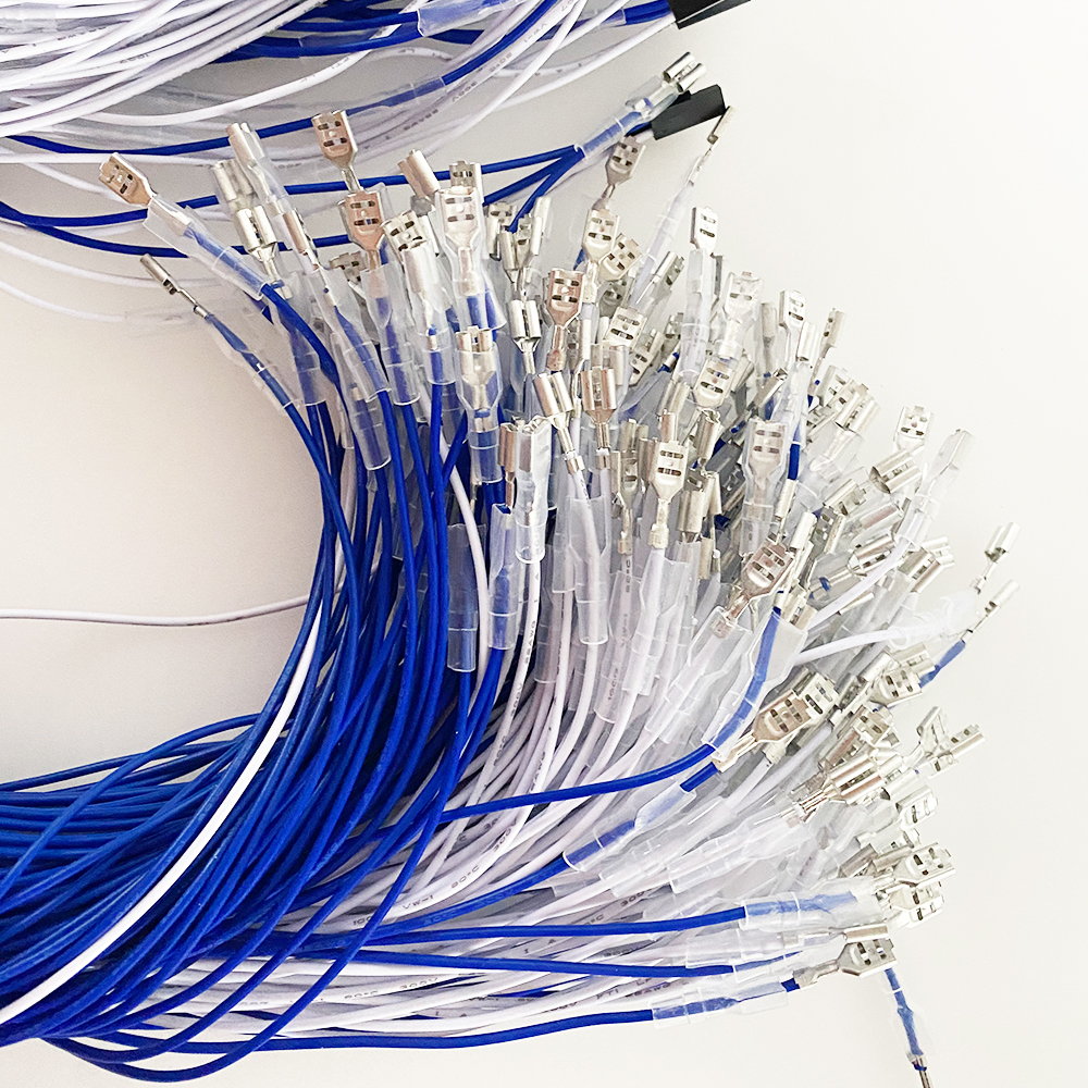 20 unids/lote Cable DuPont de 2 pines para codificador USB Arcade Placa de Control de retardo cero 4,8mm 2,8mm Happ Joystick Cable de botón Arcade