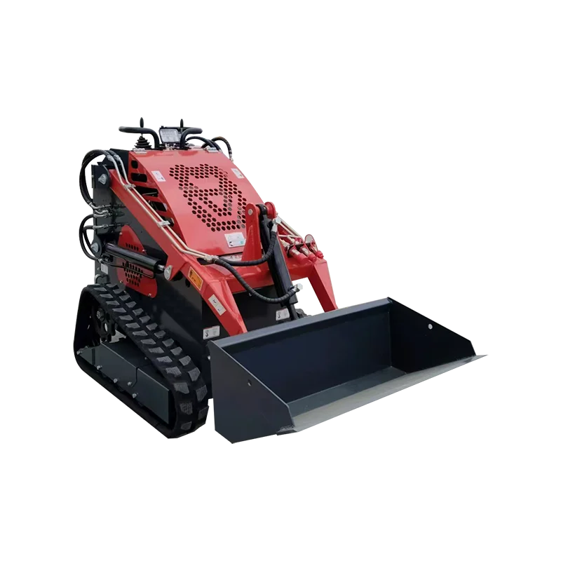 Factory Customized Mini Hydraulic 380E Skid Steer Loader Cheap 1500kg Compact CE/EPA Engine Crawler Loader