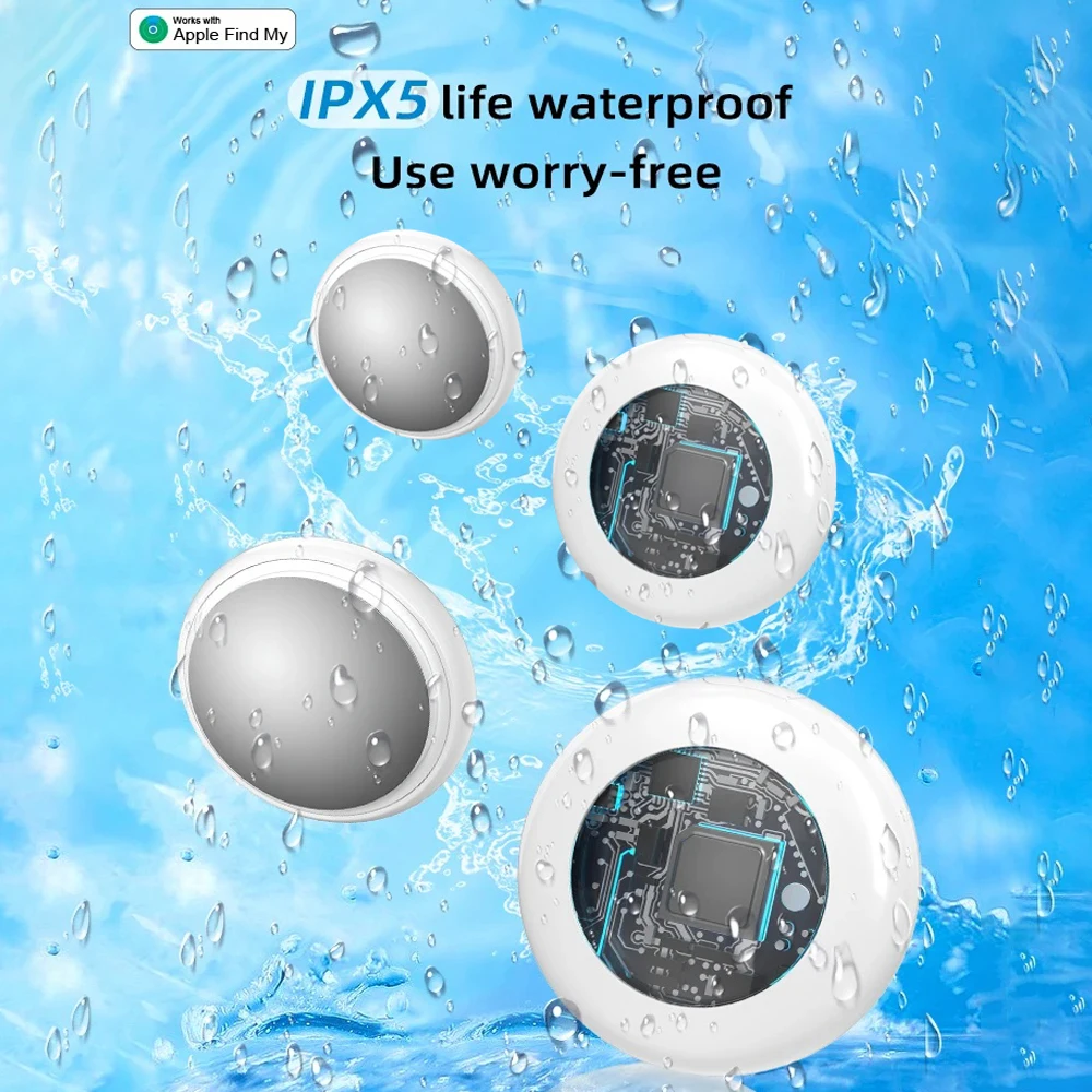 Timethinker Smart Bluetooth GPS Tracker Airtag Work with Apple Find My APP ITag Anti Lost Locator Pet Finder Air Tags for IOS
