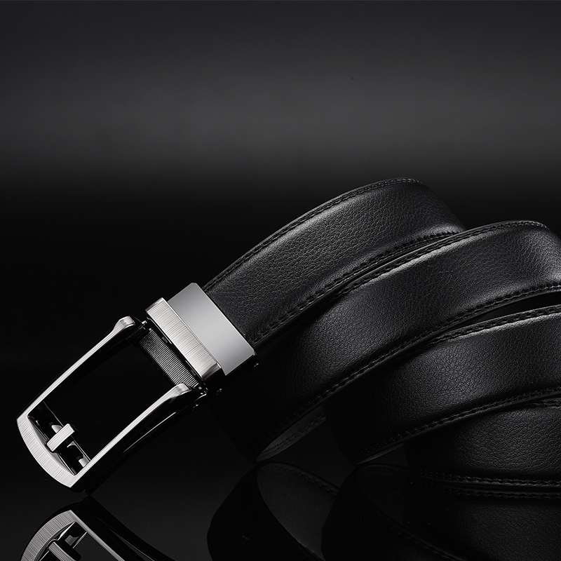 Männer Gürtel Top qualität kuh echtes leder herren gürtel rindsleder strap für männliche automatische schnalle gürtel für männer legierung schnalle gürtel