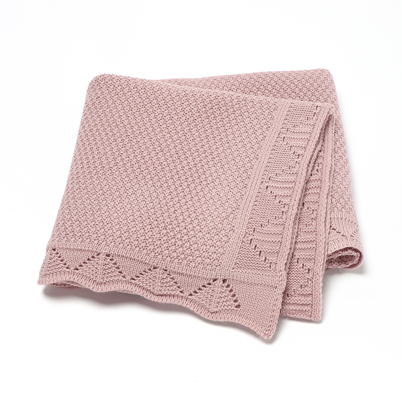 Baby Blankets Knitted Newborn Swaddle Wrap Crib Quilt Super Soft Toddler Infantil Stroller Sofa Bedding Sleeping Covers 100*80cm