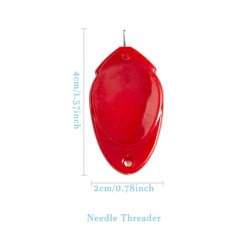 Threader de agulha para costura manual, Threader simples, Ótimo para trabalho com agulha, Máquina de costura, Bordado, Cores aleatórias