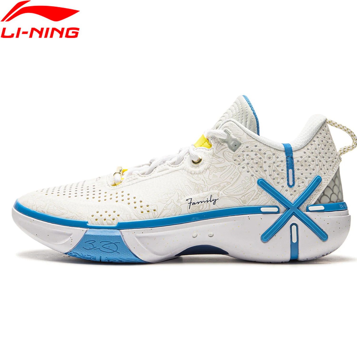 Li-ning hombres WADE SHADOW 6 en la cancha zapatos de baloncesto cojín zapatos deportivos usables zapatillas de deporte de soporte estable ABPU029