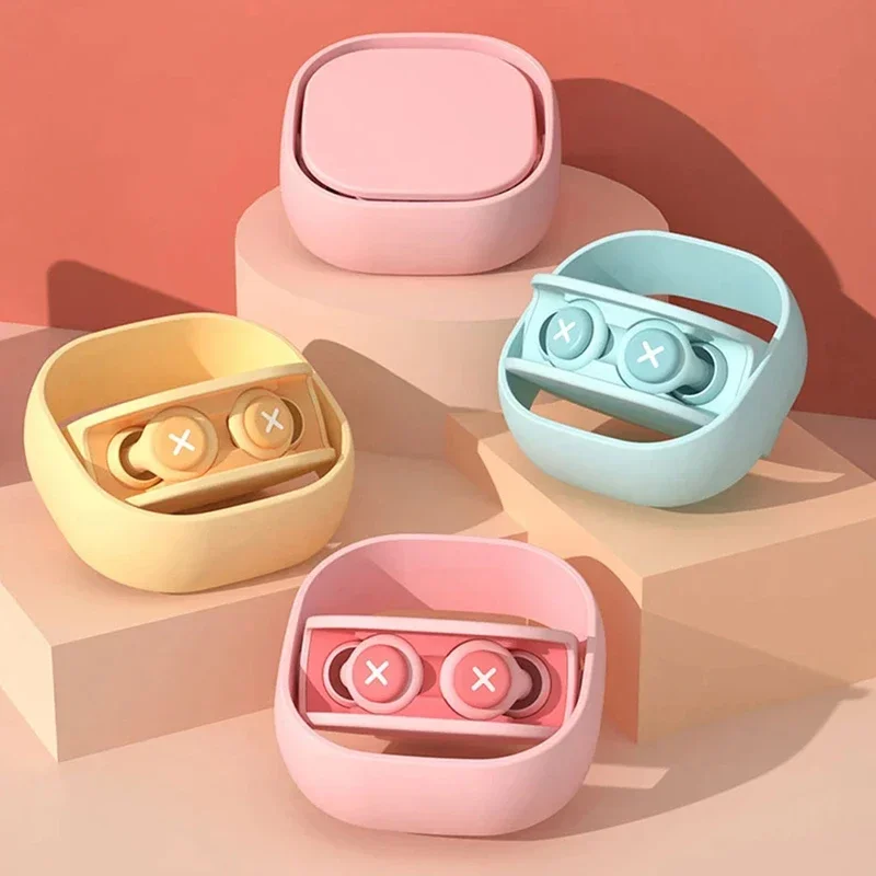 NEW Silicone Earplug Sleep Noise Ear Plug Canceling Noise Reduction Soundproof Anti Soft Slow Rebound Protection Ears Foam