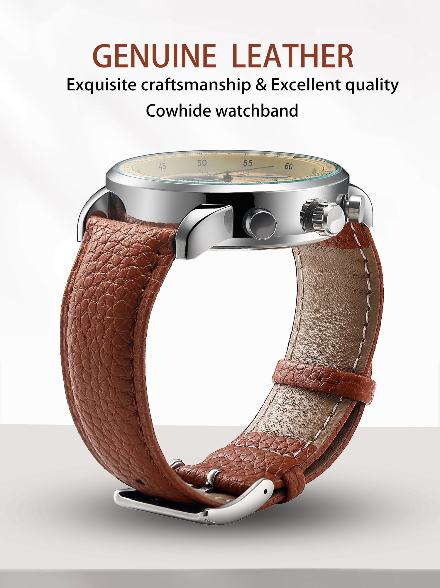 SAMCO 本革時計バンド 12/14/16/18/19/20/21/22/24 ミリメートル時計ストラップ男性女性のための高品質腕時計バンド + ツール