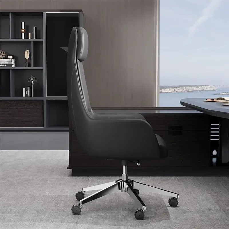 Sedie da ufficio in pelle con ascensori girevoli, sedie per computer e sedie sportive elettroniche domestiche, comode e resistenti