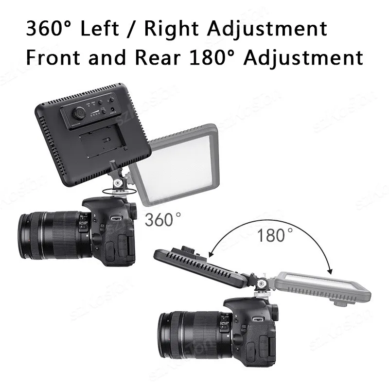 Mini Monitor Mount Holder Tripod Head with Cold Shoe Mount Adapter Swivel and Tilt Adjustable for Flash Microphone Fill Light
