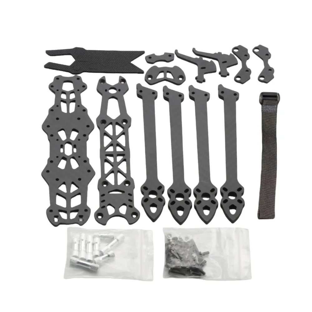 FPVKING – cadre en Fiber de carbone 3K MARK4 V2, 8 pouces, 367mm, 9 pouces, 387mm, 10 pouces, 427mm, Base de roue RC FPV, Kit de cadre de Drone de course Freestyle