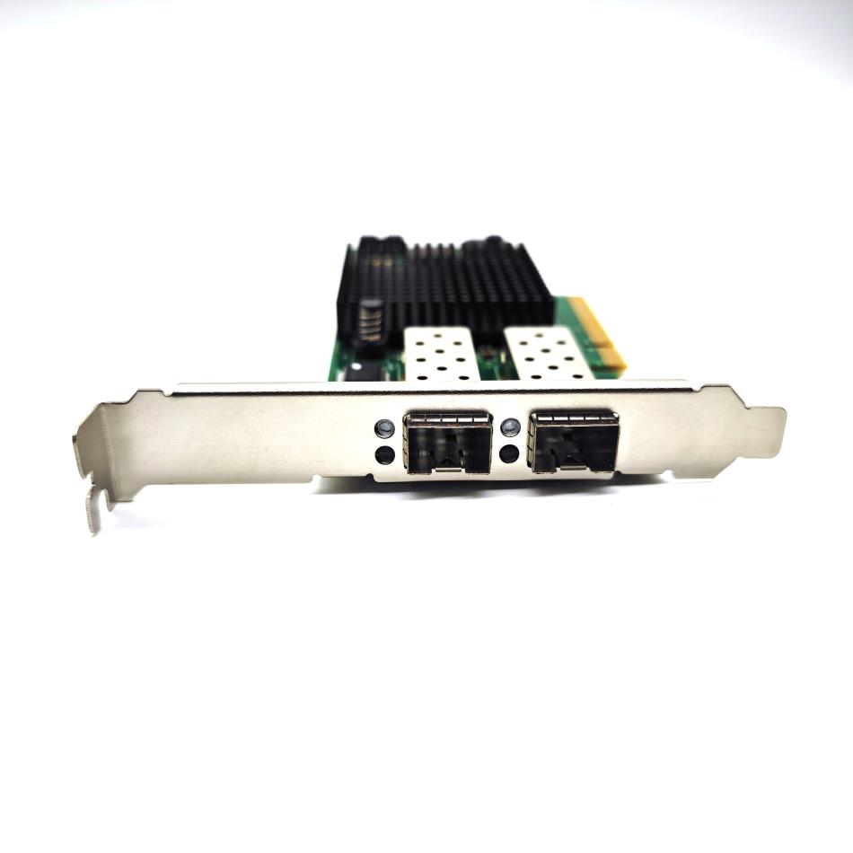 For Intel X520-DA2 E10G42BTDA SR2 82599ES Dual Optical Port 10G Gigabit Fiber Optic Network Card PCIE Black Group Huinas