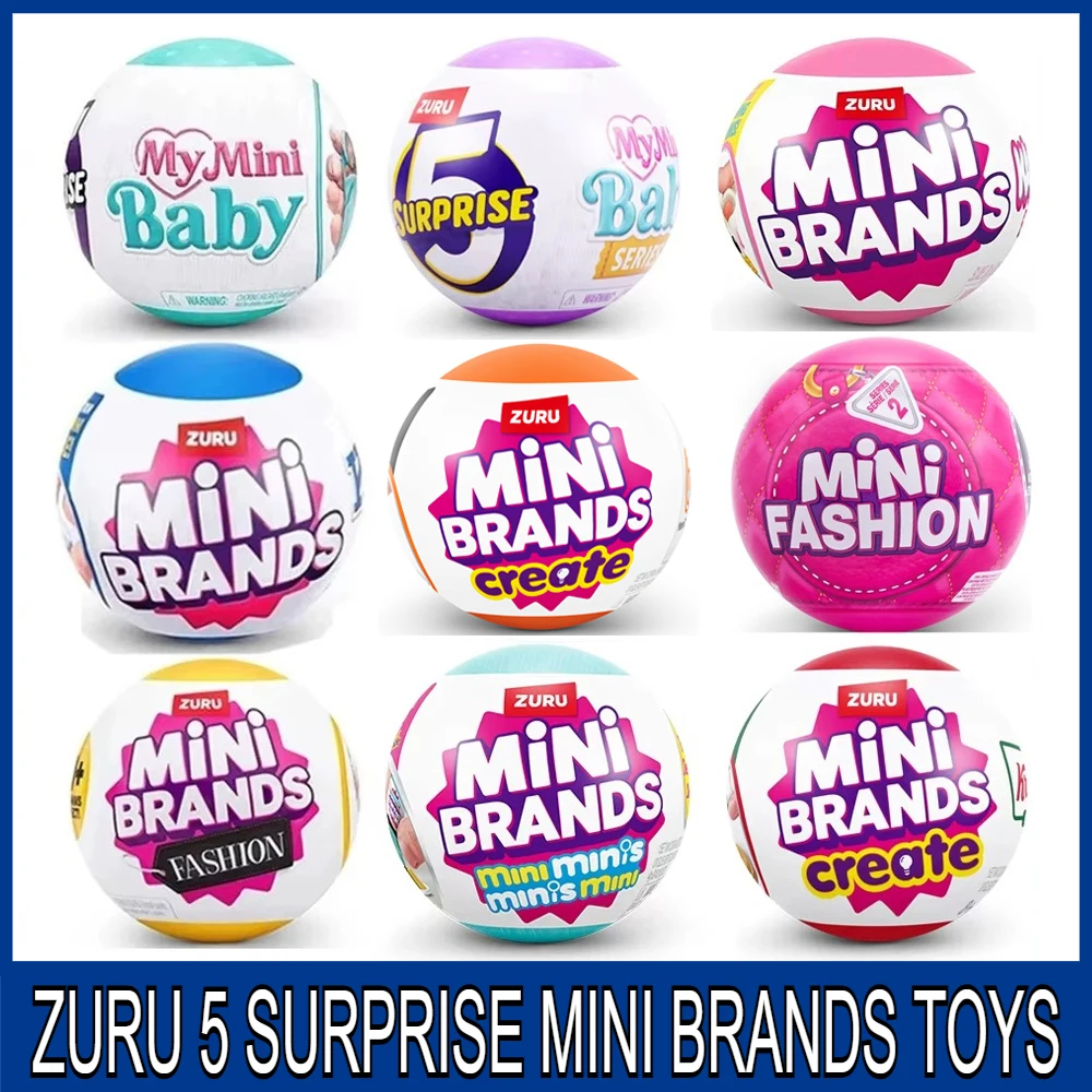 Zabawka Zuru Surprise My Mini Brands Kawaii Figurka Żywności dla Niemowląt Miniaturowe Zabawki Tajemnicze Pudełko Niespodzianka Oryginalne Kolekcjonerskie Zabawki Prezent dla Dzieci