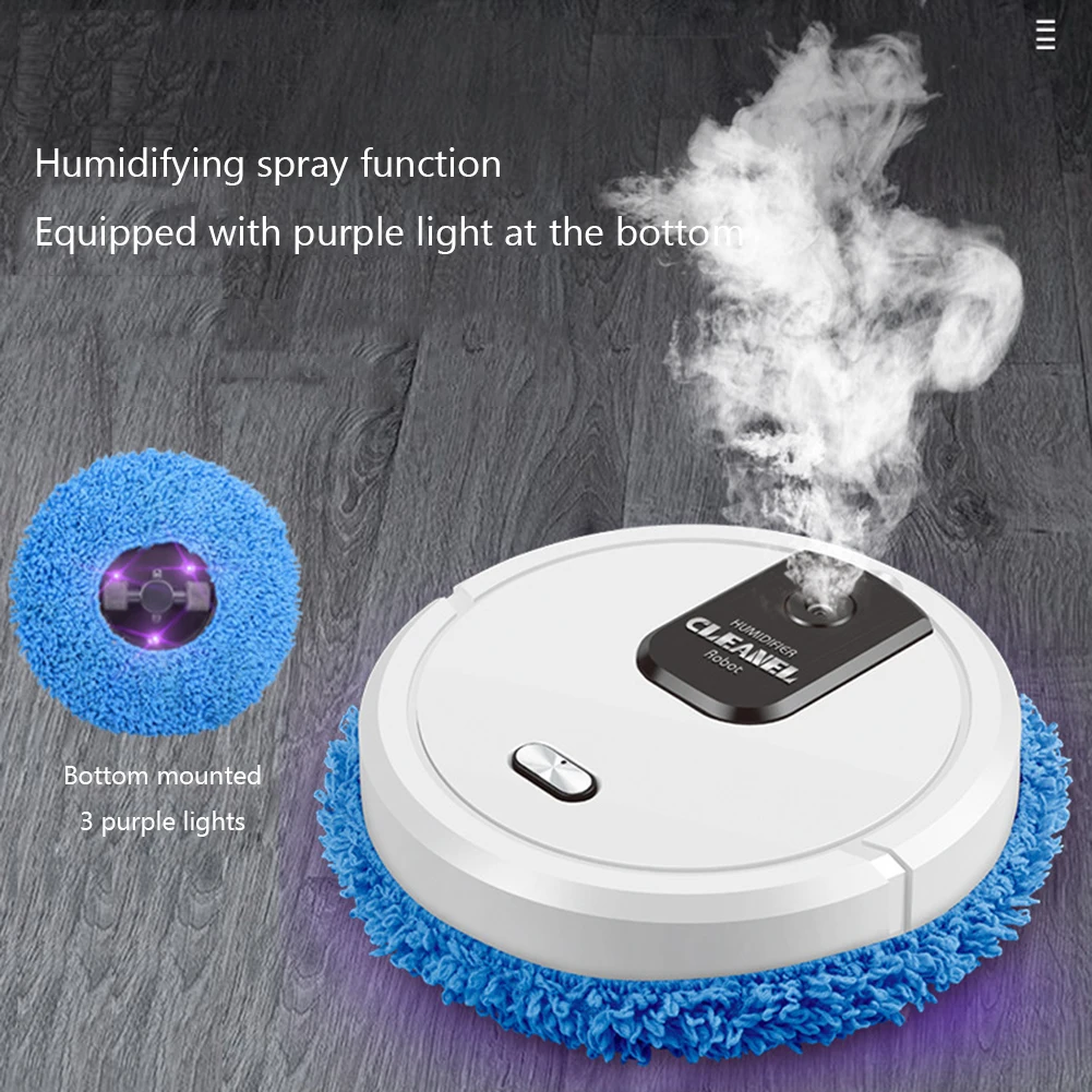 Robot inteligente de limpieza automática para el hogar, barredora eléctrica portátil, máquina de fregado, aspiradora USB