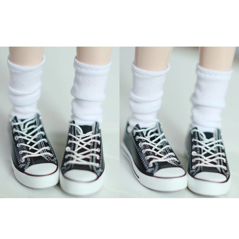 Un par de calcetines de muñeca Blyth, calcetín largo de Color puro a la moda para Blythe Licca Azone OB24 1/6, accesorios para muñecas, regalos para niños