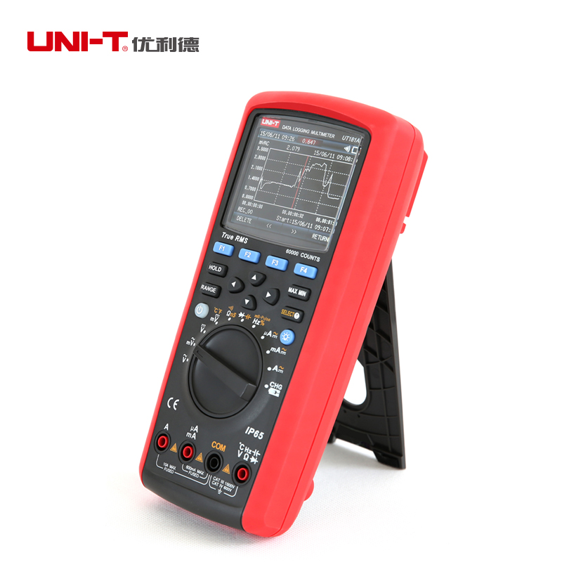 Цифровой мультиметр UNIT UT181A, двойной мультиметр, измерение температуры, тестер цепей автометра с функцией записи данных