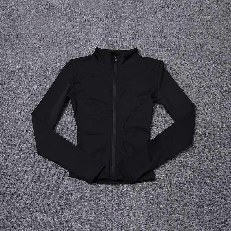Chaqueta deportiva para mujer, camisa de manga larga, abrigo de entrenamiento, ropa de entrenamiento de gimnasia, ropa deportiva de Yoga