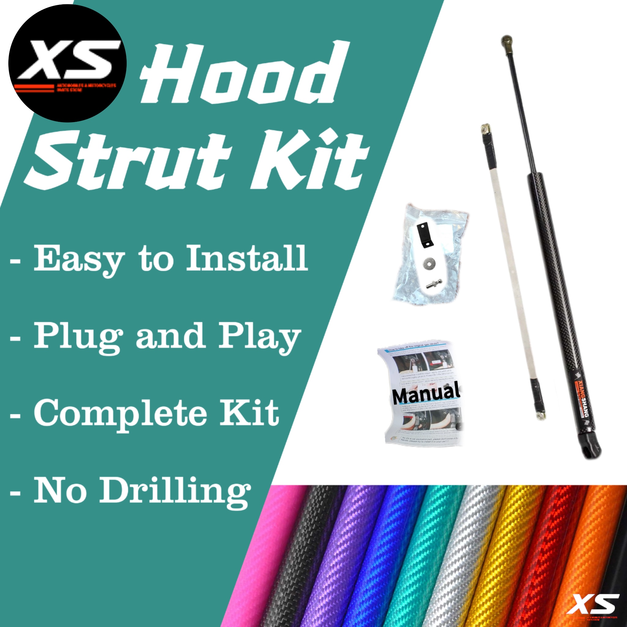 1PC フードボンネットストラットシトロエン C5 X7 ツアラー 2007-2017 変更リフトサポートガススプリングショックアブソーバーダンパープロップロッドピラー