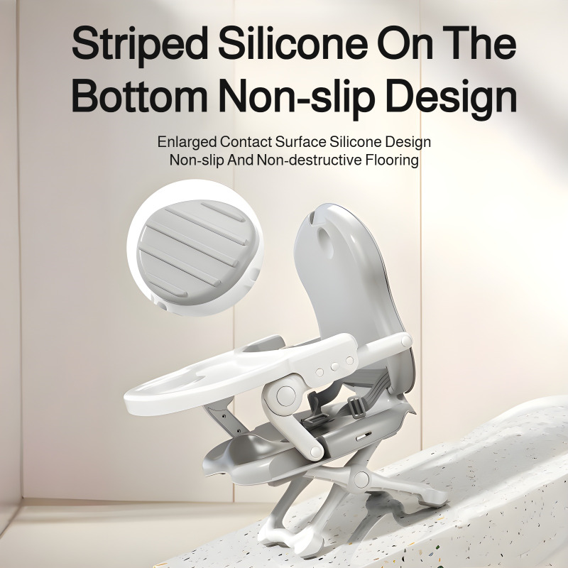 Silla de comedor para bebé, silla de comedor plegable multifuncional para niños, cómoda silla de comedor para comer para bebé, sillón reclinable para bebé