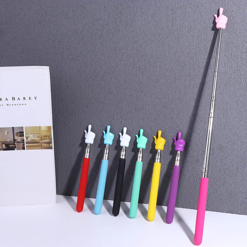 คู่มือการอ่านนิ้วมือการสอนก่อนวัยเรียนเครื่องมือ Retractable Sticks การศึกษาการเรียนรู้ของเล่นเด็ก Class ไวท์บอร์ดตัวชี้