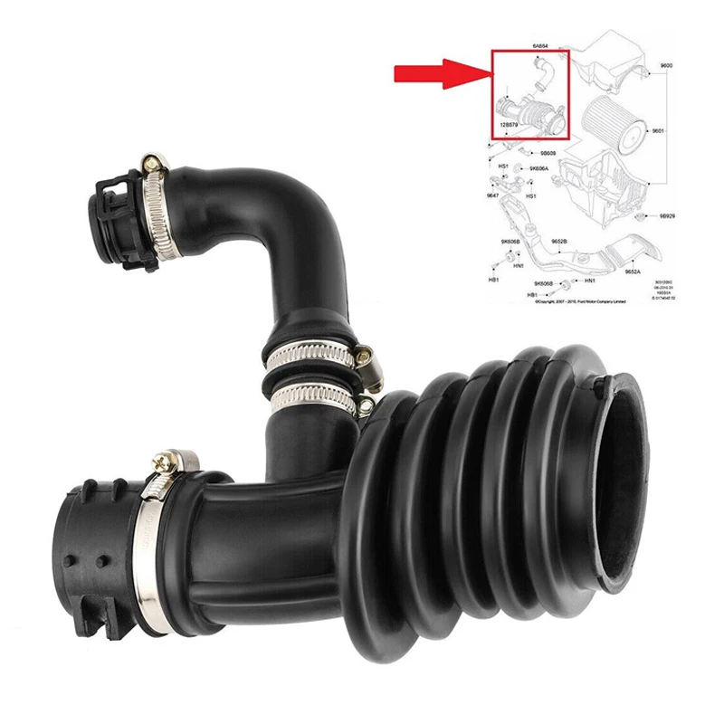 AIR FILTER FLOW INTAKE HOSE PIPE FOR FORD FOCUS MK2 C-MAX VOLVO 1.6 TDCi 7M519A673EJ 1673571
