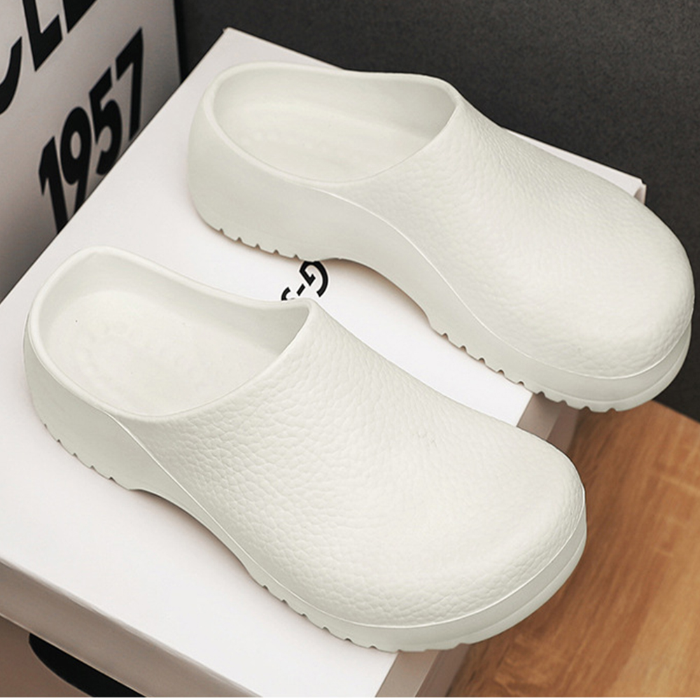 KIDMI Herren-Clogs-Schuhe, rutschfeste Schuhe für Herren, rutschfeste Restaurant- und Kochschuhe, Herren, wasserdichte Gartenschuhe, Angelschuh